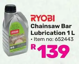 Game RYOBI Chainsaw Bar Lubrication offer