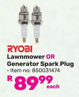 Game RYOBI Lawnmower OR Generator Spark Plug offer