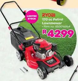 Game RYOBI 170 cc Petrol Lawnmower offer