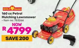Game Wolf Garden 160 cc Petrol Mulching Lawnmower offer