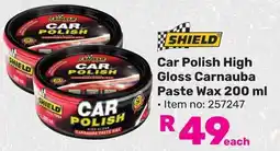 Game Shield Car Polish High Gloss Carnauba Paste Wax offer