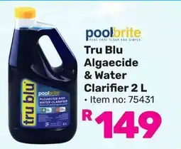 Game Poolbrite Tru Blu Algaecide & Water Clarifier offer