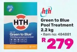 Game HTH Green to Blue Pool Treatment offer