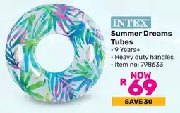 Game INTEX Summer Dreams Tubes offer