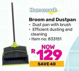 Game Homemark Broom and Dustpan offer