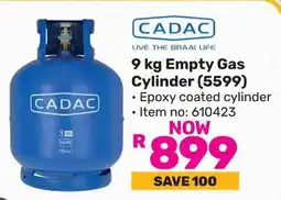 Game CADAC Empty Gas Cylinder offer