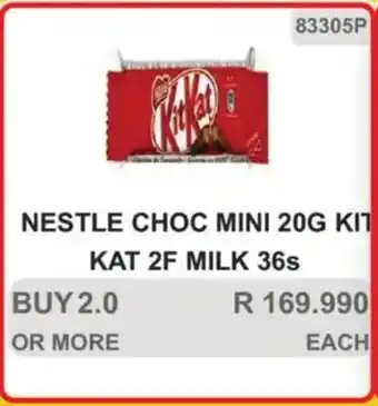 KitKat Cash and Carry Nestle choc mini kitkat 2f milk offer