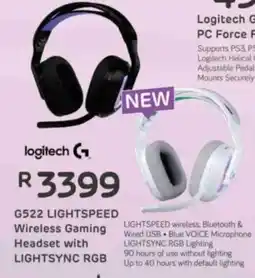 Computer Mania Logitech G522 LIGHTSPEED Wireless Gaming Headset with LIGHTSYNC RGB offer