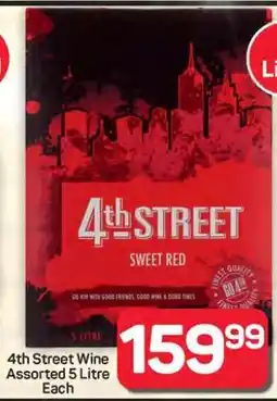 Pick n Pay Hypermarket 4th Street Wine Assorted 5 Litre offer