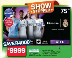 Pick n Pay Hypermarket Hisense 75 QLED Smart TV offer