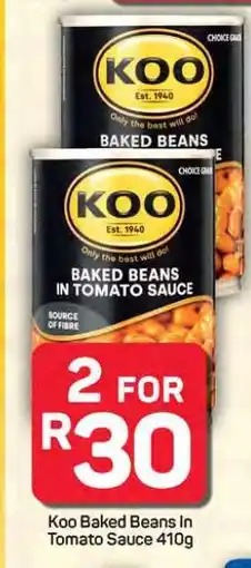 Pick n Pay Hypermarket Koo Baked Beans In Tomato Sauce-410g offer