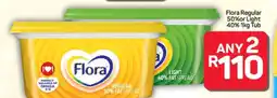 Pick n Pay Hypermarket Flora Regular 50% or Light 40% 1kg Tub offer