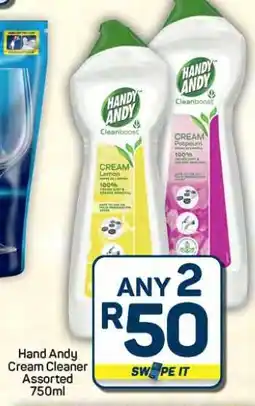 Pick n Pay Hypermarket Handy Andy Cream Cleaner Assorted 750ml offer