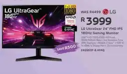 Computer Mania LG UltraGear 24" FHD IPS 180Hz Gaming Monitor offer