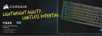 Computer Mania Corsair K55 CORE RGB Keyboard offer