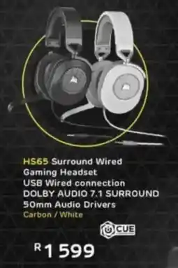 Computer Mania Corsair HS65 Surround Wired Gaming Headset offer