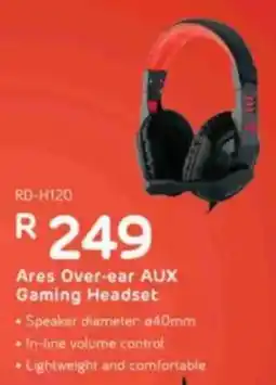 Computer Mania REDRAGON Ares Over-ear AUX Gaming Headset offer