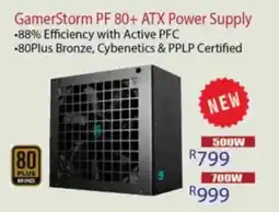 Computer Mania Deepcool GamerStorm PF 80+ ATX Power Supply offer