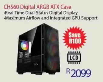 Computer Mania Deepcool CH560 Digital ARGB ATX Case offer