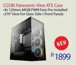 Computer Mania Deepcool CG580 Panoramic-View ATX Case offer