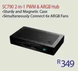 Computer Mania Deepcool SC790 2-in-1 PWM & ARGB Hub offer
