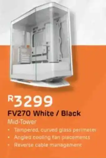 Computer Mania Cougar FV270 White/ Black Mid-Tower offer