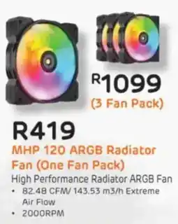 Computer Mania Cougar MHP 120 ARGB Radiator Fan offer
