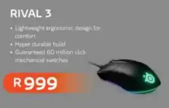 Computer Mania Steelseries rival 3 offer