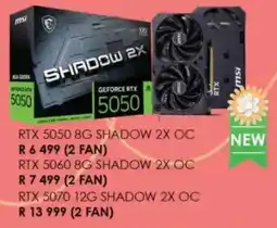 Computer Mania Msi rtx 5050 8g shadow 2x oc offer
