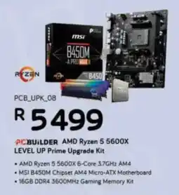 Computer Mania PCBUILDER AMD Ryzen 5 5600X LEVEL UP Prime Upgrade Kit offer