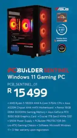 Computer Mania PC Builder Sentinel 01 Windows 11 Gaming PC offer