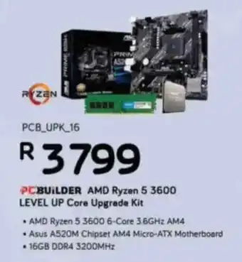 Computer Mania PCBUILDER AMD Ryzen 5 3600 LEVEL UP Core Upgrade Kit offer