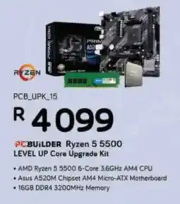 Computer Mania PCBUILDER Ryzen 5 5500 LEVEL UP Core Upgrade Kit offer