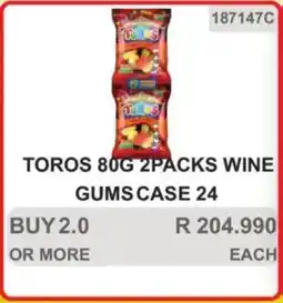 KitKat Cash and Carry Toros wine gums case offer