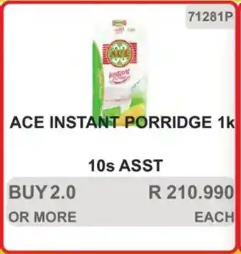 KitKat Cash and Carry Ace instant porridge offer