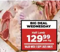 Food Lover's Market Half Lamb offer