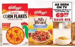 Food Lover's Market Kellogg's All-Bran or Corn Flakes offer