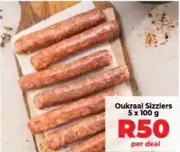 Food Lover's Market Oukraal Sizzlers offer