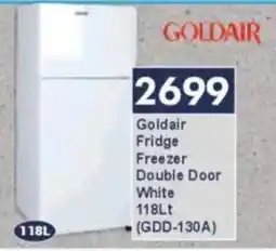 President Hyper Goldair Fridge Freezer Double Door White offer