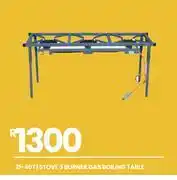 Fair Price 3 Burner Gas Boiling Table Stove 21-407 offer