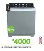 Fair Price Defy 15Kg T/T Met Washing Machine DTT151 22-295 offer