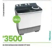 Fair Price Hisense 14Kg T/T Washing Machine 22-004 offer