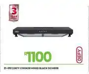 Fair Price Defy Black Cooker Hood DCH60B 21-051 offer