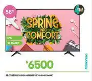 Fair Price Hisense 58 UHD 4K Smart Television 23-759 offer