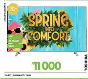 Fair Price Toshiba 75 QLED UHD 4K Smart Television 23-827 offer