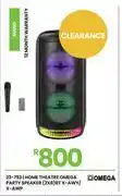 Fair Price Omega (2x8) BT Home Theatre Party Speaker X-AWY/X-AWP 23-793 offer