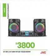 Fair Price JVC 1600W Mini HiFi MX-N222B 23-801 offer