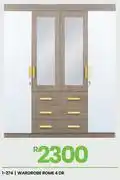 Fair Price Rome 4 Door Wardrobe 1-274 offer