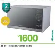 Fair Price Hisense 36L Mirror Digital Microwave 24-210 offer