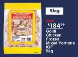 President Hyper Goldi Chicken Frozen Mixed Portions IQF offer